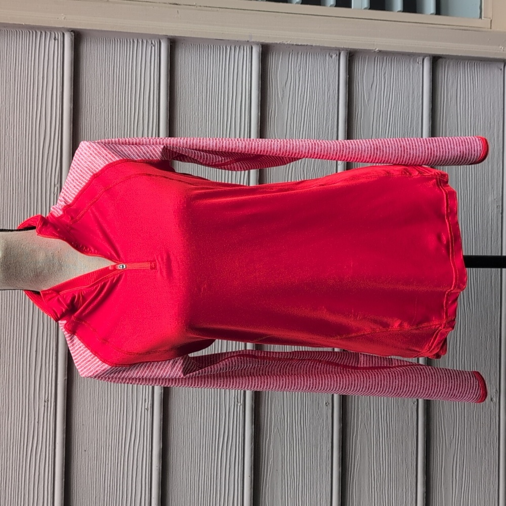 TCM Active Stripe Sleeve 1/4 Zip Pullover | Striped Sleeve 1/4 Zip Pullover